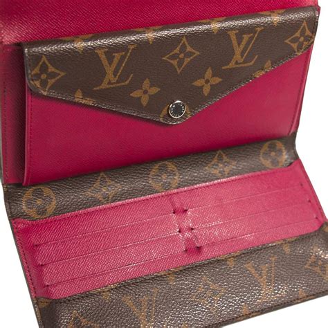 louis vuitton long wallet fake